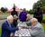 Otley - recycled plastic picnic table with activity top 0