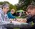 Otley - recycled plastic picnic table with activity top 2