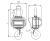 PCE-CS 3000N Crane Scale - aluminium digital hanging industrial scale 1