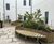 Raised timber planters with integrated bench seating for courtyards 0