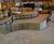 Raised timber planters with integrated bench seating for courtyards 3
