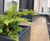 Aluminium planters and seating for hospital roof garden 2