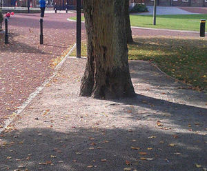 SuperCEDEC® - permeable granite and quartzite tree pit gravel (red)