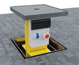 PUPS04 service unit - outdoor stainless steel retractable power supply - on this page