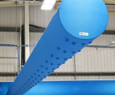 Heating Fabric Ducting - polyester air duct for efficient room heating