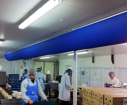 Prihoda Fabric Ducts - fabric air ducts for food industry ventilation