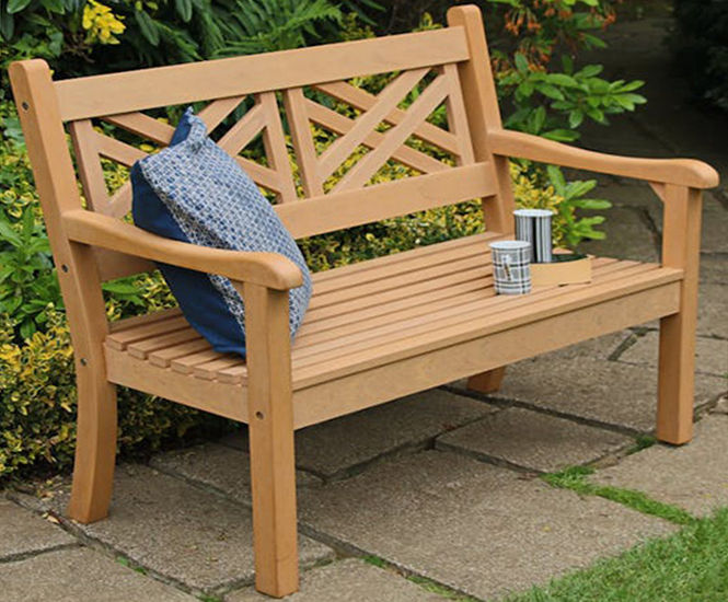 Winawood Speyside - recyclable recycled polymer 2-seater bench
