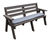 Outdoor Furniture Cushions - recycled foam outdoor bench seat pad 7