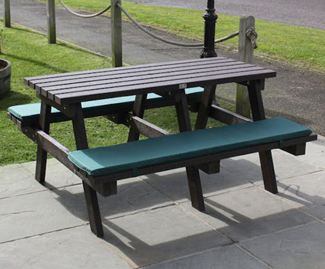 Outdoor Furniture Cushions - recycled foam outdoor bench seat pad