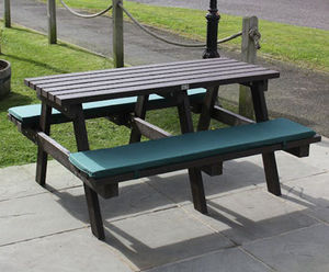 Outdoor Furniture Cushions - recycled foam outdoor bench seat pad