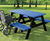 Standard recycled plastic wheelchair-accessible picnic table with seating 3