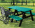 Standard recycled plastic wheelchair-accessible picnic table with seating 2