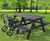 Standard recycled plastic wheelchair-accessible picnic table with seating 0