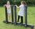 Log Weave - recycled plastic playground balance beam for schools 0