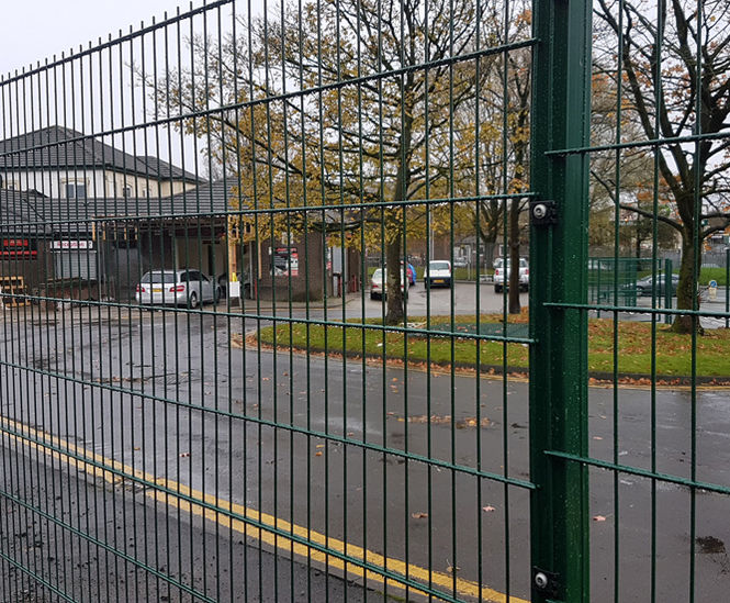 Urban DB-8 security mesh fencing