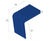 Flexible Stair Nosings - pvc stair edge trim for light traffic stairs 7