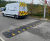 SitecopPlus Speed Ramp - recycled rubber HGV speed bump for car parks 0