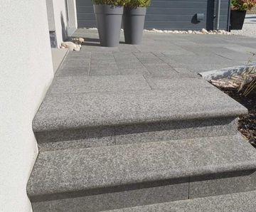 Imperial - granite and basalt natural stone outdoor steps