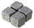Medium grey cropped granite paving setts 3