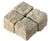 Yellow granite cropped paving setts 3