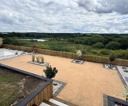 CEDEC® - gold granite or quartzite footpath gravel