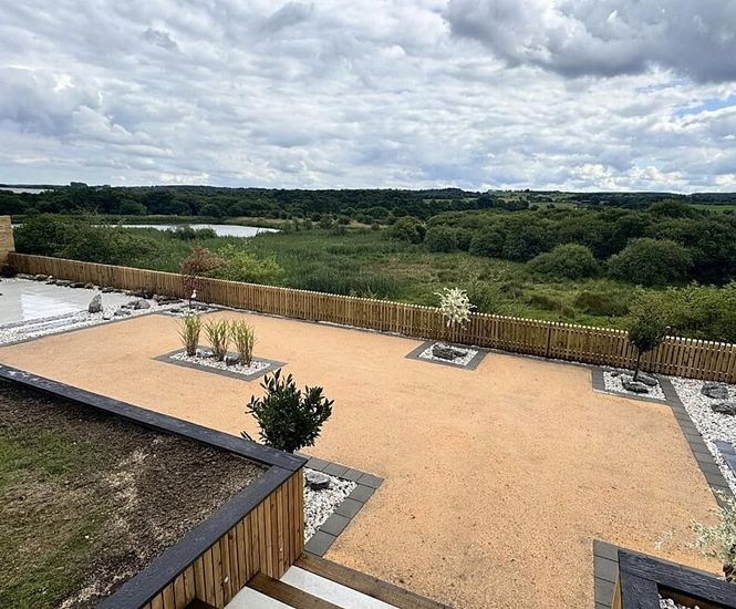 CEDEC® - gold granite or quartzite footpath gravel