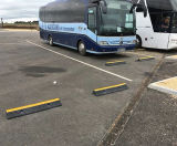 TruckStop 115 wheel stop - recycled rubber truck parking blocks - on this page