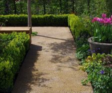 Golden Amber - self-binding, non-porous limestone footpath gravel