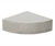 Silver grey granite quadrant corner kerb 0