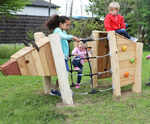 Bear J49104® - wooden animal playground climber for early years children