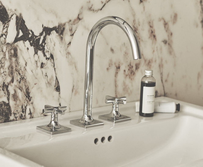 Joy Neo - neoclassical bath, basin, bidet and shower mixer tap collection