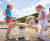 Log Duo Springer - wooden two-seat spring rocker for playgrounds 0