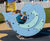 Dippy The Dolphin - blue HPL group spring rocker for playgrounds 0