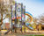 Octagonal Tower - large wood play structure with slides and climbing 0