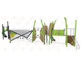 Climbing Structure J57012 - metal climbing playground with slides and nets - on this page