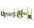 Climbing Structure J57012 - metal climbing playground with slides and nets 0