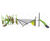 Climbing Structure J57012 - metal climbing playground with slides and nets 1