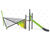 Climbing play structure - metal climbing frame with slide for playgrounds 0