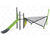 Climbing play structure - metal climbing frame with slide for playgrounds 1