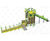 J56009 Kanopé Tower - inclusive steel playground tower with slides and ramp 1