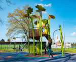 Ka'Yop Essential Unit - steel playground with slide and climbing activities