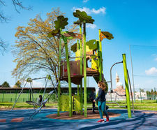 Ka'Yop Essential Unit - steel playground with slide and climbing activities