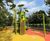 Ka'Yop Maxi Unit - steel playground tower with slide and climbing features 2