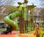 Ka'Yop Maxi Unit - steel playground tower with slide and climbing features 0