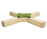 Arran Planter Bench - Modular timber bench with planter - on this page