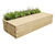 Carn Mor curved timber planter bench - Modular timber planter bench 0