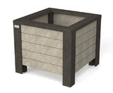 Milano Planter - recycled plastic outdoor square planter - on this page