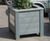 Milano Planter - recycled plastic outdoor square planter 2