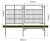Steel pedestrian kissing gates for Public Rights of Way 8