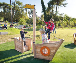 Sloop Boat Themed Playground Equipment - climbing frame for early years